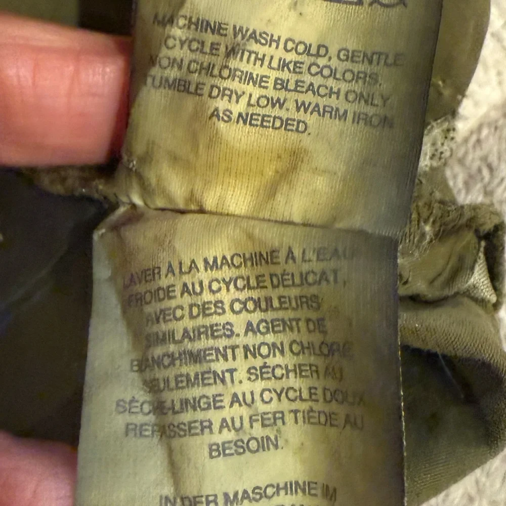 J. Crew Ladies Sz 10 Olive Safari Military‎ Utility Shirt Dress